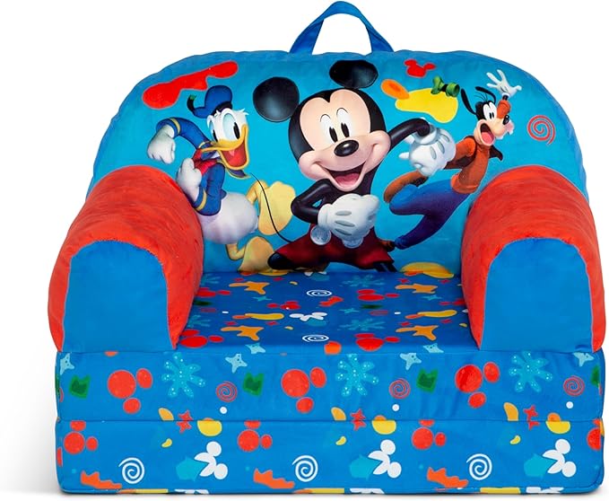 Delta Children Cozee Buddy Flip-Out Kids Chair, Mickey Mouse