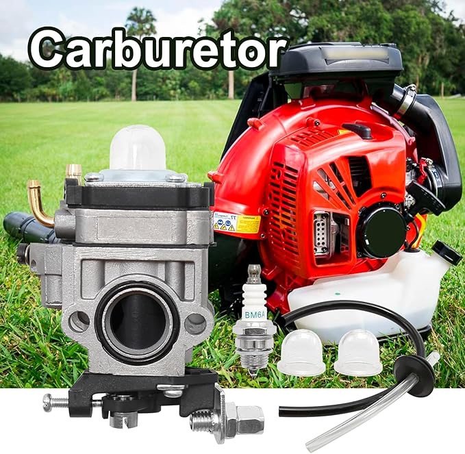 WYK-66 Carburetor with 544271501 Air Filter Replacement for RedMax Backpack Leaf Blower EB4300 EB4400 EB4401 EB431 EB7000 EB7001