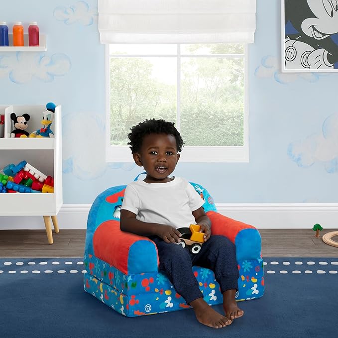 Delta Children Cozee Buddy Flip-Out Kids Chair, Mickey Mouse