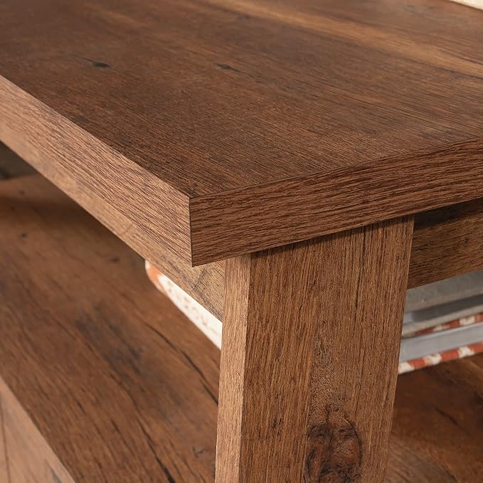 Sauder Trestle Lateral File, L: 32.28" x W: 24.49" x H: 29.41", Vintage Oak Finish