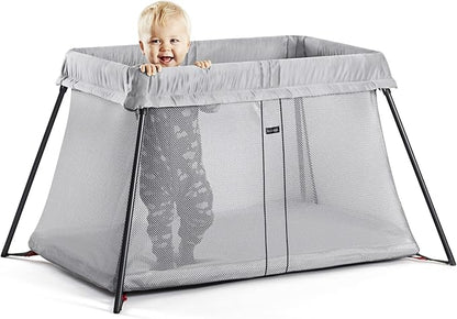 BabyBjörn Travel Crib Light, Silver, One size