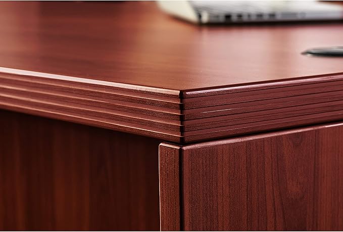 Lorell LLR34300 - Chateau Series Mahogany Laminate Desking