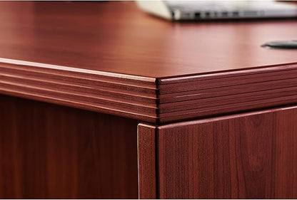 Lorell LLR34300 - Chateau Series Mahogany Laminate Desking
