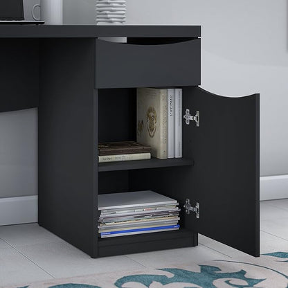 Bush Business Furniture Montrese Computer Desk, Classic Black