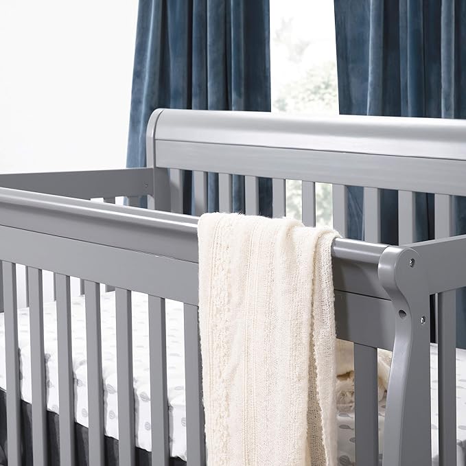 DaVinci Kalani 4-in-1 Convertible Crib in Grey, Greenguard Gold Certified