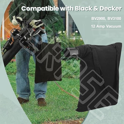 5140125-95 Leaf Blower Vacuum Shoulder Bag Replaces 5140117-99, for Black & Decker 3-in-1 Electric Leaf Blower, Fits Model BV2900 BV3100