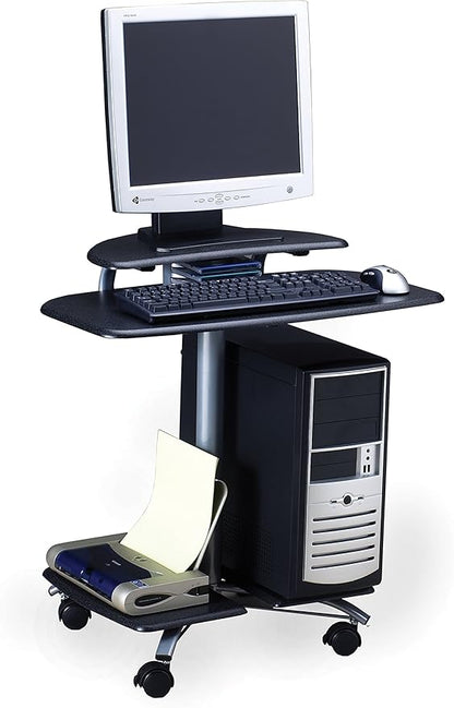 Mayline Mobile Computer Workstation, 28-1/2 by 26 by 29-1/2", Anthracite