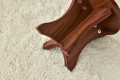 Rubber stools Seating for Kindergarten-Walnut