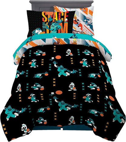 Franco Kids Bedding Super Soft Comforter and Sheet Set with Sham, 5 Piece Twin Size, Space Jam 2 A New Legacy
