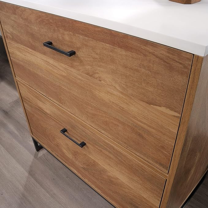 Sauder Tremont Row Lateral File, L: 15.71" x W: 27.95" x H: 29.53", Sindoori Mango
