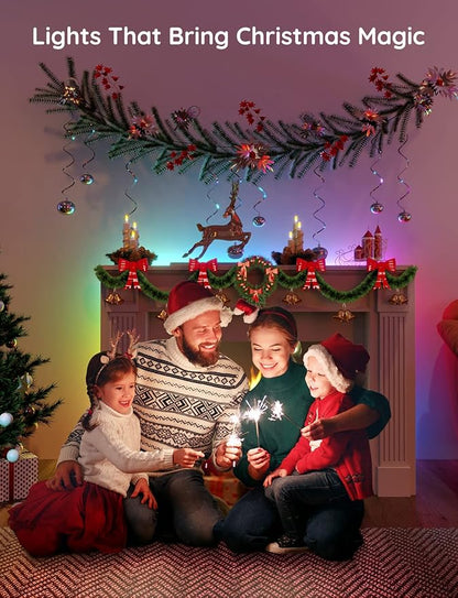 Govee LED Strip Lights RGBIC, 16.4ft Bluetooth Color Changing LED Lights with Segmented App Control, Smart LED Strip Color Picking, Music Sync LED Lights for Bedroom, Living Room, Party