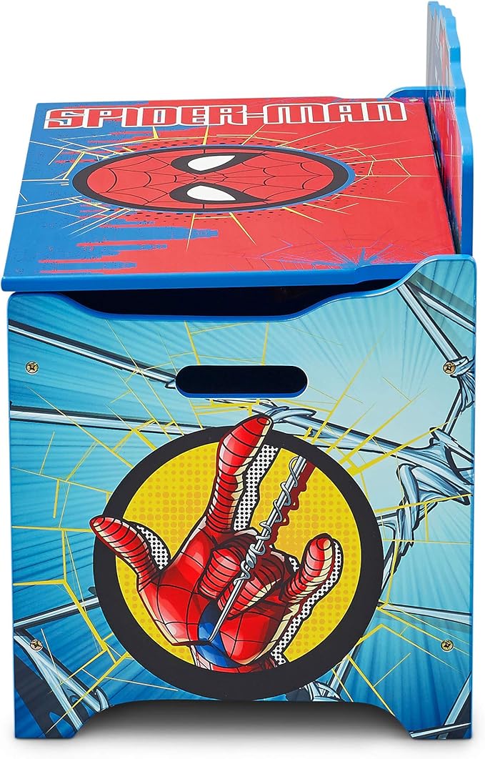 Delta Children Deluxe Toy Box, Spider-Man