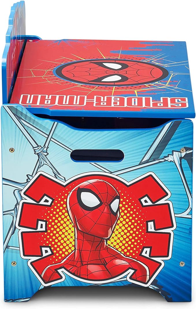 Delta Children Deluxe Toy Box, Spider-Man
