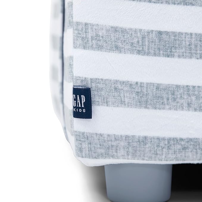 GAP GapKids Upholstered Chair, Grey/White