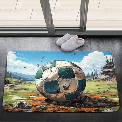 Football Rug for Boys Bedroom - Kids Rug Football Rug Basketball Rugs for Teen Boys Bedroom Football Carpet for Boys Bedroom Football Rugs for Boys Girls Sports Room,2'×3'