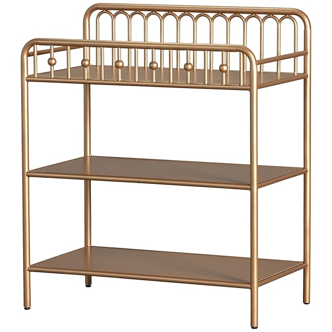 Little Seeds Monarch Hill Ivy Metal Changing Table, Gold