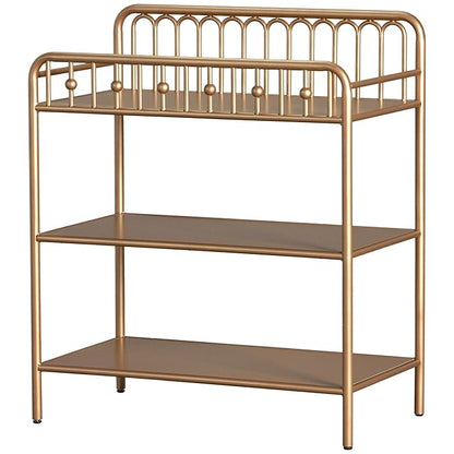 Little Seeds Monarch Hill Ivy Metal Changing Table, Gold