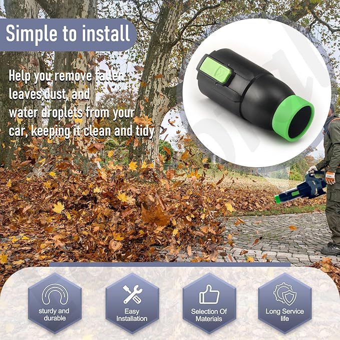 AST2000 Handheld Blower Short Tube Attachment for EGO LB5300/LB5750/LB5800/LB6500/LB6510/LB6700/LB7650, Compatible with Tapered Nozzle AN7650R and Spread Nozzle AN7650S- 7.5-inch Length