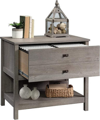 Sauder Cottage Road Lateral File, L: 32.44" x W: 21.81" x H: 29.76", Mystic Oak Finish