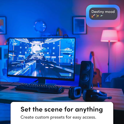 LIFX Color A19 800 lumens, Billions of Colors and Whites, Wi-Fi Smart LED Light Bulb, No Bridge Required, Works with Alexa, Hey Google, HomeKit and Siri (2-Pack)