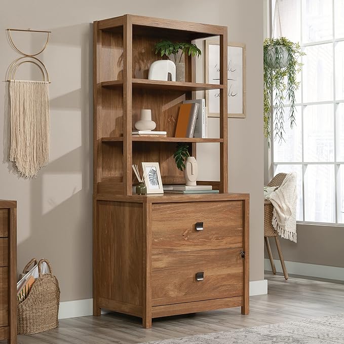 Sauder Cannery Bridge Lateral File, L: 31.73" x W: 22.05" x H: 29.76", Sindoori Mango finish