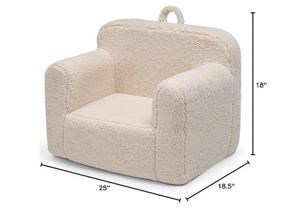 Delta Children Cozee Sherpa Chair, Cream
