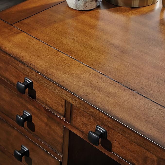 Tahoe Aged Maple Executive Pedestal Desk by Home Styles, 5412-18