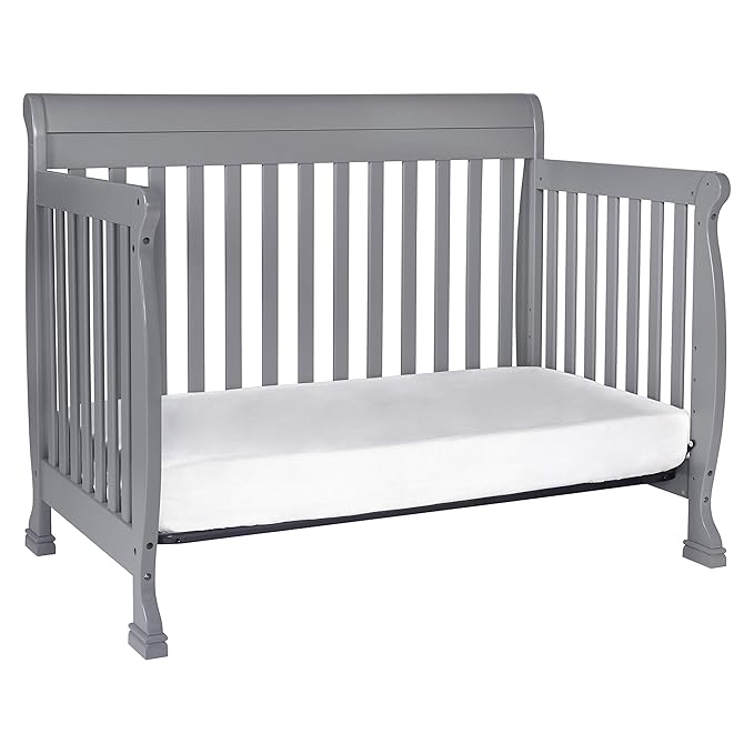 DaVinci Kalani 4-in-1 Convertible Crib in Grey, Greenguard Gold Certified