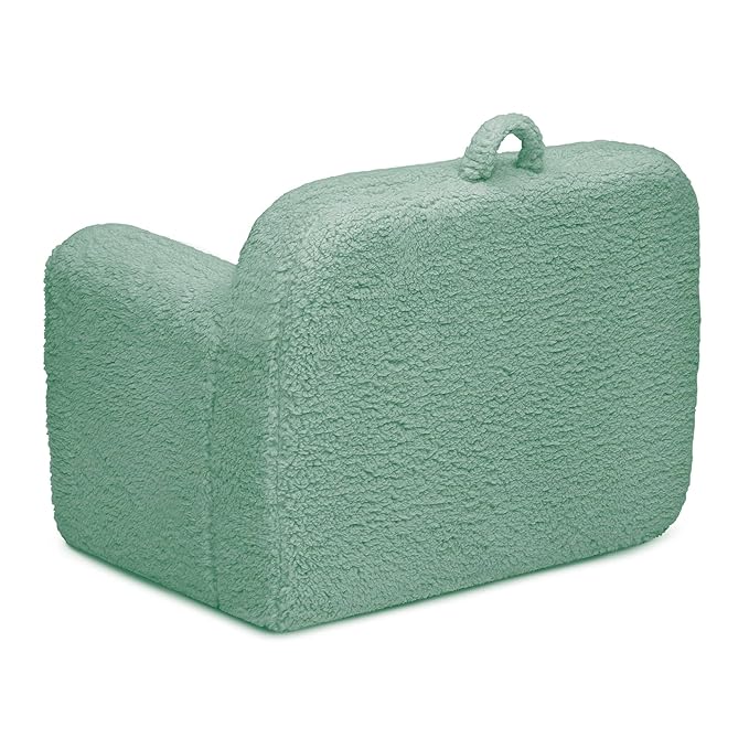 Delta Children Cozee Sherpa Chair, Sage
