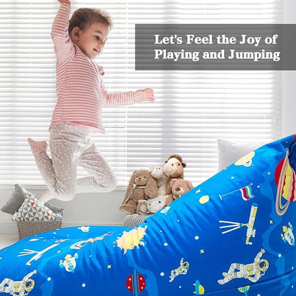 Jorbest Stuffed Animal Storage, Soccer Stuffed Animal Bean Bag Storage, Bean Bag Chair Cover for Kids, Luxury Velvet Stuffie Seat - Cover ONLY (200L/52 Gal)