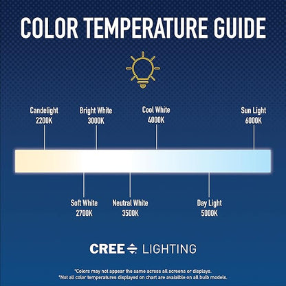 Cree Lighting Connected Max Smart Led Bulb Par38 Outdoor Flood Tunable White + Color Changing, 2.4 Ghz, Compatible with Alexa and Google Home, No Hub Required, Bluetooth + WiFi, Pack of 4