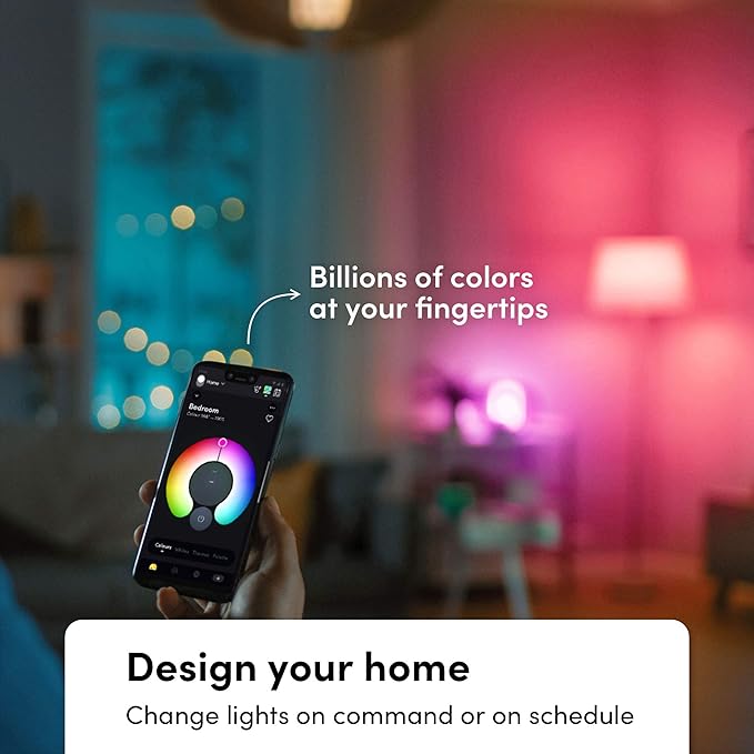 LIFX Color A19 800 lumens, Billions of Colors and Whites, Wi-Fi Smart LED Light Bulb, No bridge required, Works with Alexa, Hey Google, HomeKit and Siri.