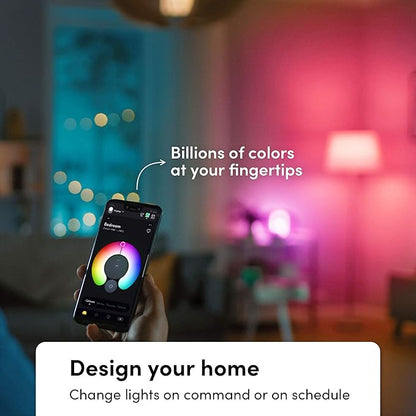 LIFX Color A19 800 lumens, Billions of Colors and Whites, Wi-Fi Smart LED Light Bulb, No bridge required, Works with Alexa, Hey Google, HomeKit and Siri.