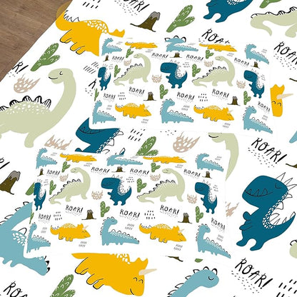 NINENINE Dinosaur Bedding Set for Kids,Twin Comforter Sets for Kids Boys,Blue Dinosaur Comforter Sets Cute Bed Set with 1 Comforter 1 Pillowcase