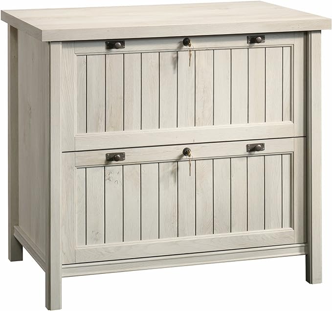 Sauder Costa Lateral File, Chalked Chestnut finish