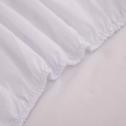 Seersucker Light White Bed Comforter Sets Queen Size for Women Boho White Seersucker Bedding Set 5 Pieces-Microfiber Lightweight Soft Bed Set for All Season,Queen