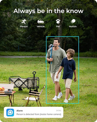 REOLINK Go PT Ultra+SP - 4K Cellular Security Camera Wireless Outdoor, No WiFi, 3G/4G LTE, Support (AT&T/T-Mobile), Solar Powered, Color Night Vision, Local/Cloud Storage, Smart Detection