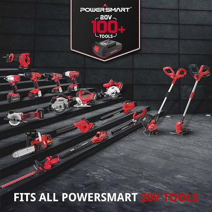 PowerSmart 40V Cordless Leaf Blower, Powerful 450CFM 130MPH Performance with 2X 2.0Ah Batteries & Chargers Included, for Quick & Easy Lawn Care (DB2201B)