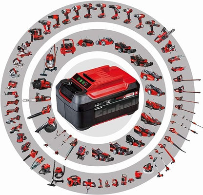 Einhell GE-CL Power X-Change 18-Volt Cordless 130-MPH 90-CFM Varaible Speed Air Sweeper / Leaf Blower, Kit (w/ 2.0-Ah Battery + Fast Charger)