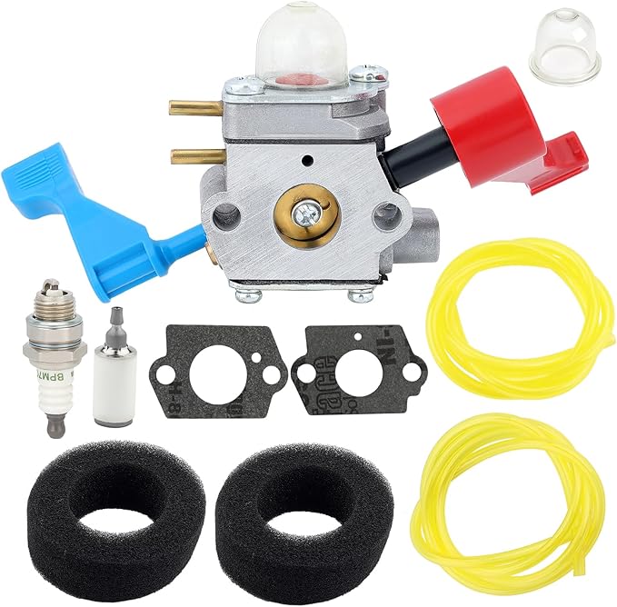 C1U-W12A Carburetor for Poulan FL1500 FL1500LE Leaf Blower C1U-W12B Gas Leaf Blower Carb Craftsman 952711486 530071629 with Filter Repower Kit Spark Plug