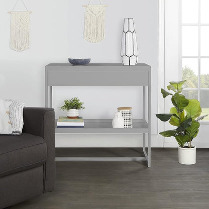 Arlo Changing Table in Pebble Grey, Made of Solid New Zealand Pinewood, Non-Toxic Finish, Comes with Water Resistant Mattress Pad & Safety Strap
