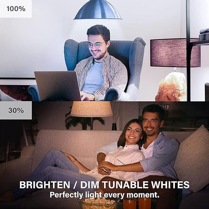 Sengled WiFi Color Changing Light Bulb, Alexa Smart Light Bulbs that Work with Alexa & Google Assistant, A19 RGB No Hub Required, 75 W Equivalent 800LM CRI>90, Set of 4