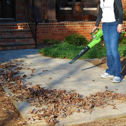 Greenworks 24V Sweeper, 2.0Ah Battery and Charger Included
