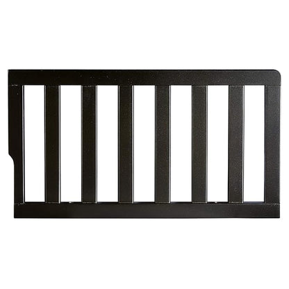 Evolur Loft Art Deco Convertible Crib Toddler Guard Rai, Black