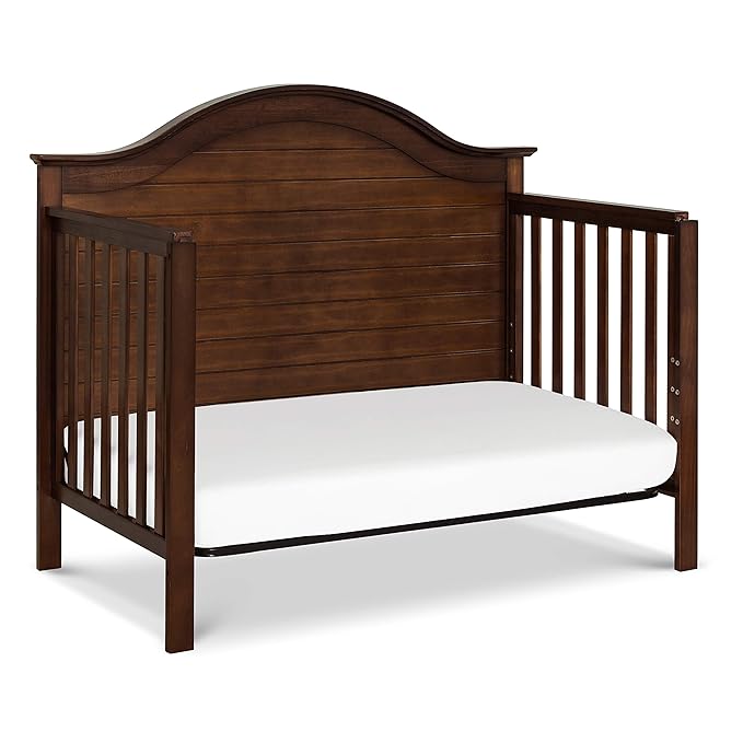 Carter's by DaVinci Nolan 4-in-1 Convertible Crib in Espresso, Greenguard Gold Certified, 57.5x30.8x47 Inch (Pack of 1)