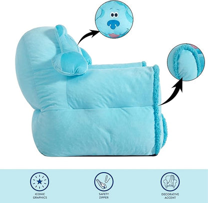 Idea Nuova Blues Clues Bean Bag Sofa Chair Polyester Large