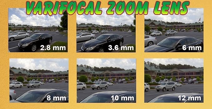 GW Security 5 Megapixel 2592 x 1920 Pixel Super HD 1920P Outdoor PoE 120FT Night Vision Weatherproof Security IP Camera with 2.8-12mm Varifocal Zoom Len