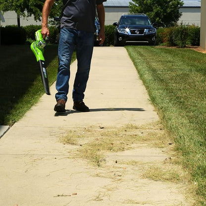 Greenworks 24V Sweeper, 2.0Ah Battery and Charger Included