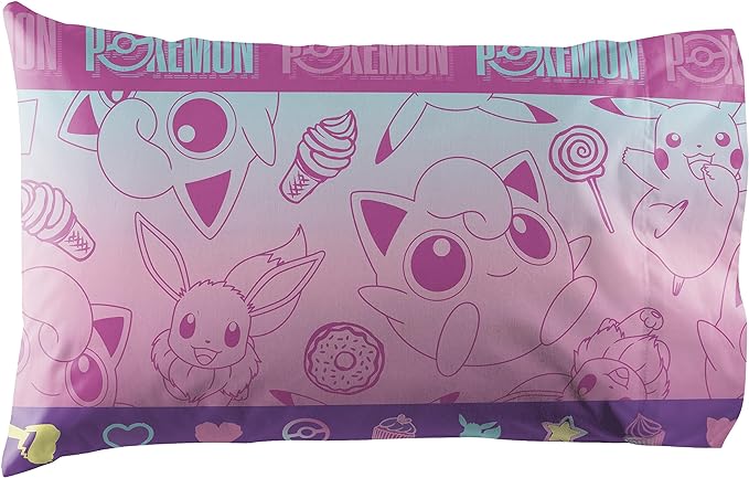 Northwest Pokemon Bed in a Bag Set, Twin, Light and Sweet