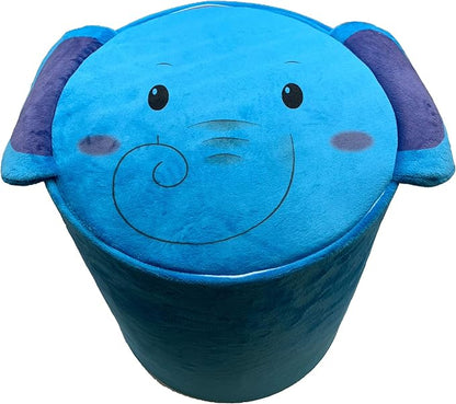 Storl Organizer Storage Stool for Toy and Cloth and Kids Stool (Elephant, 12Wx13H)